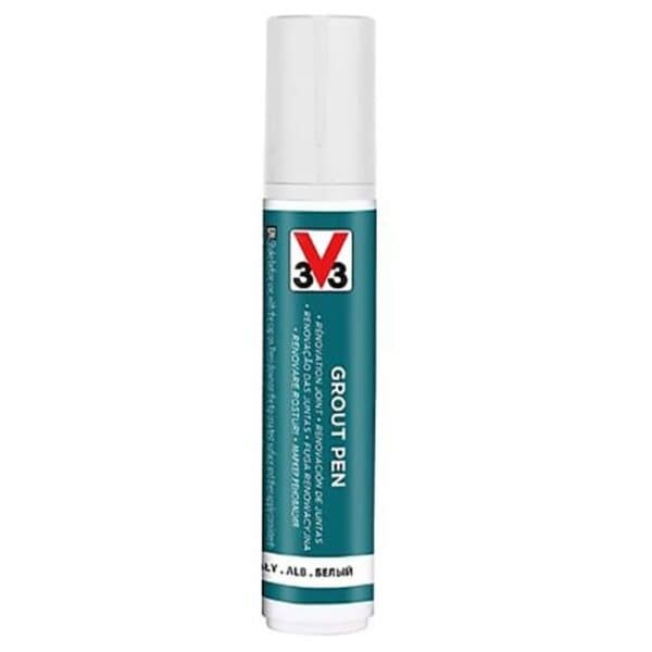 Fugepenn V33 Grout Pen 15 ml hvit